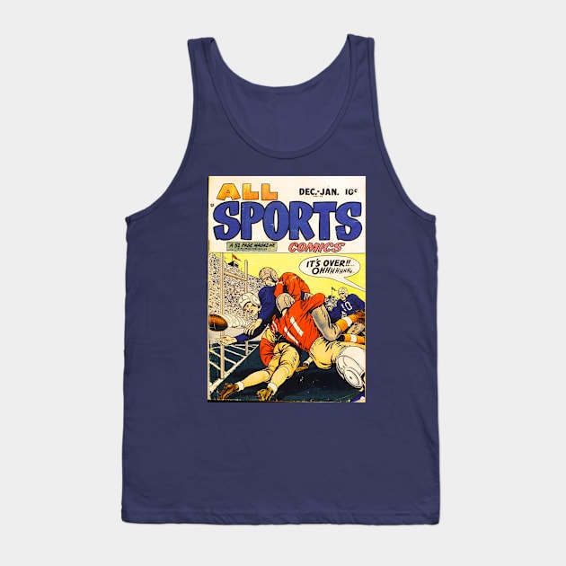 VINTAGE WINNERS TOUCH DOWN  AMERICAN FOOTBALL  PLAYERS Tank Top by DAZu